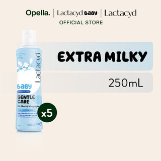 Bộ 5 Sữa Tắm Gội Trẻ Em Lactacyd Baby Gentle Care Bảo Vệ Dịu Nhẹ Cho Làn Da Nhạy Cảm 250ml/chai