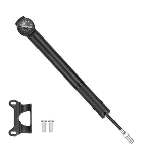 Máy bơm không khí xe đạp xi lanh kép 160 PSI với đồng hồ đo chính xác cho Presta và Schrader