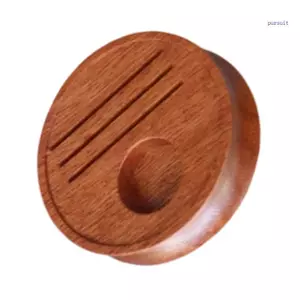 SUIT Tiết Kiệm Không Gian Đế Phụ Kiện Espresso 65 Mm Sapele Đứng Cho 51mm Đến 58mm Màn Hình Lọc Bụi Gia Đình Cà Phê Statio