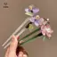 Kẹp Tóc Hình Chữ U Thời Trang Acrylic Hoa Tóc Sti Chopstis Kẹp Tóc Trung Quốc Mũ Đội Đầu Cưới Trang Sức Phụ Kiện Tóc [Mina]