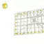 Acrylic Quilting Thước Cắt Vải Bản Mẫu Đo Quilter Đồ Dùng Thủ Công Mẫu May Thước Cho Người Hâm Mộ