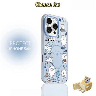 Ốp điện thoại gấu trắng dễ thương dây buộc màu xanh cho iPhone 11 12 13 14 15 16 17 Pro Max Xs Max XR Vỏ iPhone màu xanh