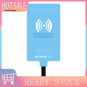 < CarFashion > Bộ thu sạc không dây Bộ sạc nhanh đa năng Mini 8Pin Type-C Qi Cuộn dây sạc không dây cho iPhone