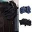 FUHUIOT Xanh Đen Nơ Chignon, Miếng Tóc Tổng Hợp Scrunchy Tóc Bun, Tính Khí Lông Tơ Tự Nhiên Phần Mở Rộng Tóc Bóng Đầu Tóc Giả Nữ