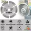 Đĩa cắt đá NOTE1, Lưỡi cưa siêu mỏng Mini, Máy mài góc 75mm