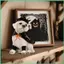 Tượng Vườn Chó Halloween Bàn Tượng Điêu Khắc Động Vật Cho Phòng Gia Đình Để Bàn Kệ Lò Sưởi Mantel sonlekvn
