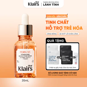 Dear, Klairs Tinh chất Vitamin PDRN Bouncy Pore Serum 35mL [FS]