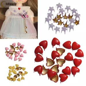 EDIWANY 20 Chiếc Nút Tình Yêu Khóa Handmade Phụ Kiện May Mini Nhiều Màu Sắc