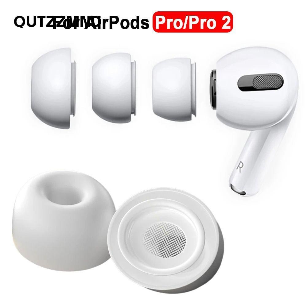 Nút tai nghe QUTZZMND Nút tai, Phụ kiện XS / S / M / L Đầu thay thế, Nắp tai nghe silicon cho AirPods 1 / 2