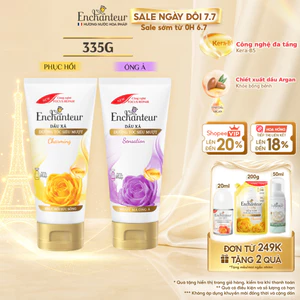 Dầu xả dưỡng tóc mượt thơm lâu ENCHANTEUR Charming Phục hồi sức sống/Sensation Mượt mà óng ả 335g