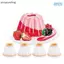 AA 4 Bánh Pudding Khuôn Máy Nướng Có Thể Tái Sử Dụng DIY Thạch Pudding Khuôn Bánh Thạch Nhựa Khuôn Dụng Cụ Nướng Bánh Khuôn Bánh Mì VN