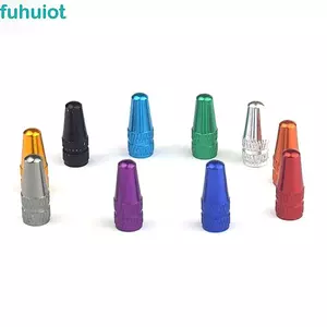 FUHUIOT Lốp Van Nắp Hợp Kim Nhôm 4 Chiếc Lốp Van Bảo Vệ Mũ Xe Đạp Chống Bụi Phụ Kiện Xe Đạp Lốp Xe Đạp Nắp Van