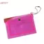 HFSHY 1 Ngôi Sao Lấp Lánh Trong Suốt PVC Đựng Thẻ Mini Snap Ví Đựng Tiền Xu Có Hạt Dây Móc Khóa Cho Thẻ ID Quà Tặng Lưu Trữ Hàng Ngày VN