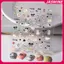 JASMINE 5D Nổi Hoạt Hình Dễ Thương Mèo Paw Cá Thiết Kế Móng Tay Nghệ Thuật Stier Đề Can Tự Dính Cung Cấp Cho Nữ Và Bé Gái JASMINE
