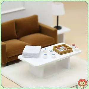 Nhà búp bê Mini Tic Tac Toe Set, Trò chơi bảng X O thực tế, Phụ kiện cảnh nhà búp bê để giả vờ chơi & đạo cụ chụp ảnh