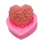 1 Khuôn Silicon Hình Hoa Hồng Trái Tim DIY Fondant Chocolate Xà Phòng Khuôn Nến Polymer Đất Sét Khuôn Thủ Công Đế Dụng Cụ ELWW