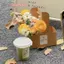 10 Chiếc Túi Quà Hoa Di Động Đựng Giấy Kraft Cà Phê Bánh Hoa Món Tráng Miệng Hộp Đựng Ảnh Ủng Hộ Đồ Uống Có Tay Cầm