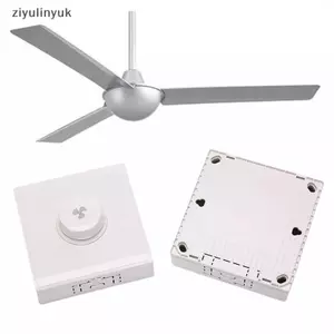 Ziyulinyuk 1PC 86Type Quạt trần Điều chỉnh Bộ điều khiển tốc độ vô cấp Công tắc treo tường 220V 10A VN