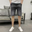 Quần short denim rách nhẹ phong cách Nhật Bản dành cho nam, dáng rộng vừa vặn, quần short năm điểm đa năng