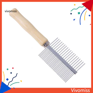 Pet Dog Cat Double Side Metal Row Bàn chải răng Massage chải lông Lược chải tóc Rake