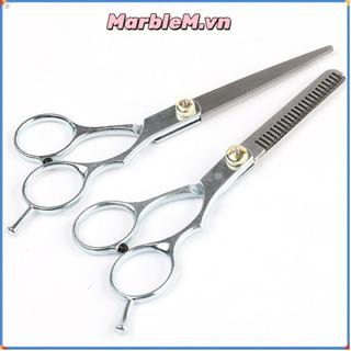 Kéo cắt tóc MARBLEM, Kéo cắt tóc mỏng 6.0 Inch, Salon cắt tóc bằng thép không gỉ chuyên nghiệp Kéo cắt tóc bạc Cửa hàng cắt tóc