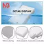 20 Chiếc Magic Multi Sponge Clean Foam Cleaner Tẩy Rửa Xe Rửa Nhà Bếp 10cm × 6cm × 2cm (Trắng)