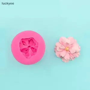 Luckyew 1 Khuôn Hoa Đẹp DIY Thạch Cao Nhựa Nghệ Thuật Silicon Mềm Fondant Chocolate Khuôn Xà Phòng Trang Trí Bánh Dụng Cụ Nướng Bánh TQ