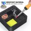 Dụng cụ làm sạch đầu sắt hàn Bàn chải thép / miếng bọt biển / dây đồng Đầu hàn thiếc Dụng cụ làm sạch xỉ