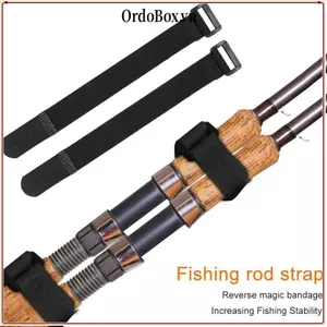 ORDOBOX Móc & Vòng nylon, Dây buộc cáp dây đeo đa năng bằng nylon, Dây buộc xe đạp tự dính màu đen tự dính chất lượng cao