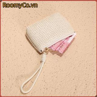 Ví đựng tiền xu ROOMYCO, Ví mini có dây kéo, Túi thay đổi mini dành cho nữ