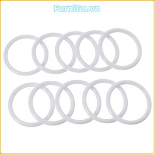 FURNIGO 30 Chiếc Vòng Tròn Nhựa 60mm Trắng, Phụ Kiện Dreamcatcher