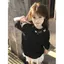 Mùa hè 2026 Vitality Girl Vai trước Áo thun ngắn tay in hình mèo dáng rộng che thịt thon gọn hơn Học sinh Tất cả các trận đấu thông thường Áo ngắn nhẹ nhàng dành cho nữ
