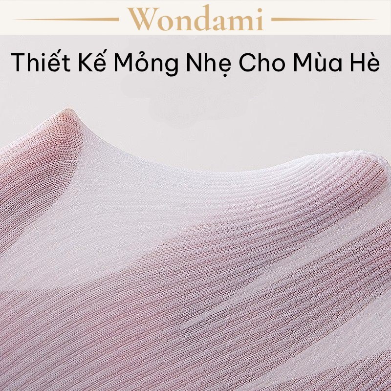 Vớ Cổ Cao Nữ Hàn Quốc Mỏng Mịn Màu Kẹo Ngọt Tất Bắp Chân Thun Lạnh Làm Mát Dễ Thương Học Sinh