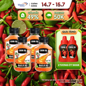 Combo 4 Xốt Muối Ớt Đỏ (Cùng Vị)
