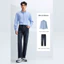 Quần Jeans Nam HLA Co Giãn Thoải Mái – Dáng Suông Cổ Điển & Thêu Tinh Tế