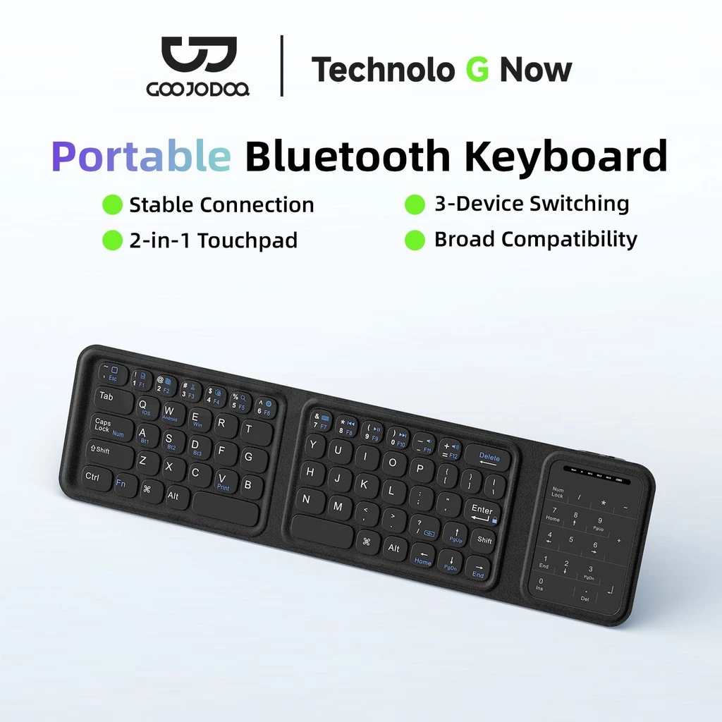 Bàn phím gập 3 GOOJODOQ
