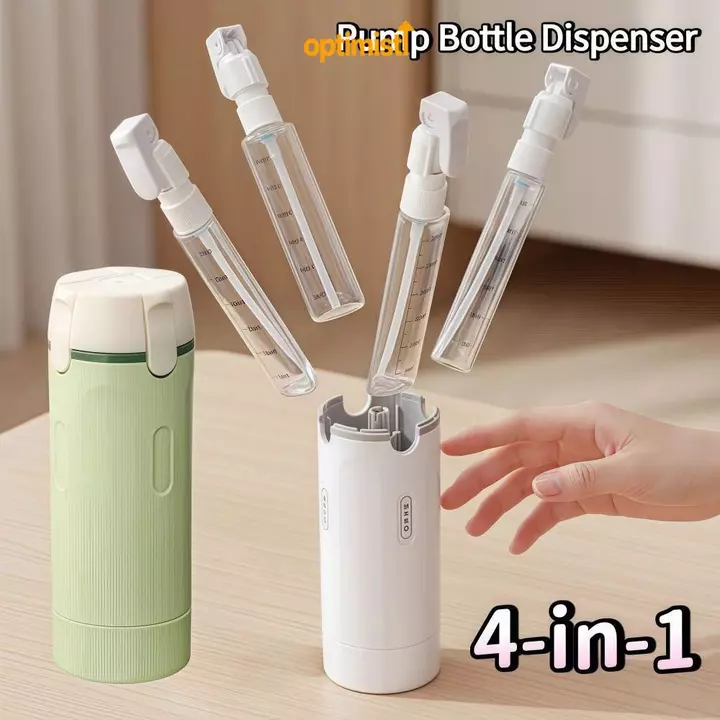 Chai đựng đồ vệ sinh du lịch OPTIM, Chai đựng đồ du lịch 4 trong 1 có thể đổ lại BPA Free, có nhãn dán quy mô & nhãn Chai bơm chống rò rỉ cho dầu gội Lotion