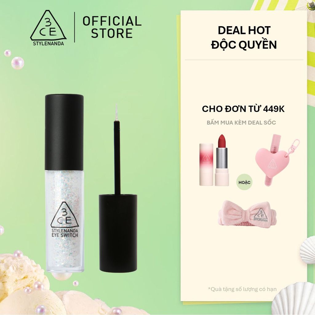 Phấn mắt nhũ 3CE Eye Switch trang điểm lấp lánh