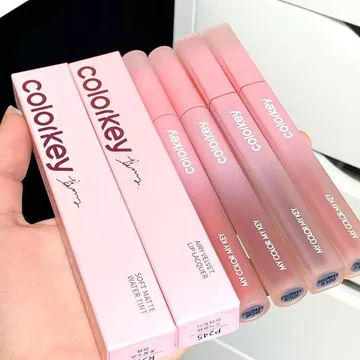 2026 🍒 🍒 🍒✨Son môi Colorkey Son môi Son môi Colorkey nữ không dễ chạm vào cốc bão hòa thấp bóng