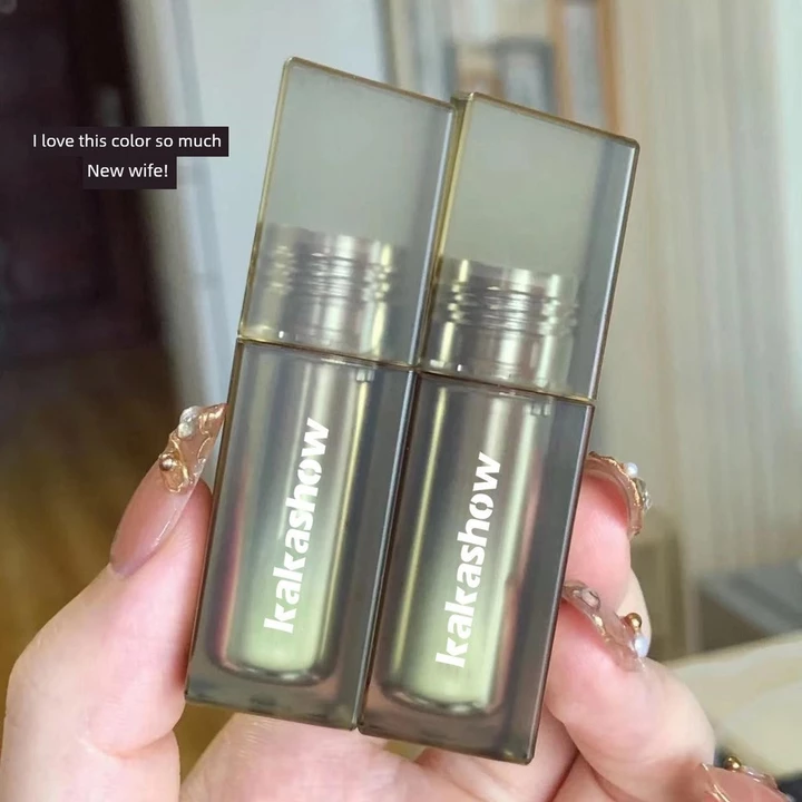 son black rouge black rouge Kakashow Glazed Euro Mist Lip Glaze Matte Màu Khỏa Thân Giả Mặt Chống Phai Màu Chống Dính Cốc Lâu Dài Dưỡng Ẩm Màu Vàng Da Đen