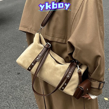 Women's Vintage PU Leather Shoulder Bag – for Work