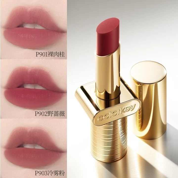 Colorkey Colorkey Colorkey Dipeptide Son Môi Tinh Chất Matte Mirror Làm Trắng Bóng Không Trang Điểm Ánh Sáng Đường Môi Làm Trắng