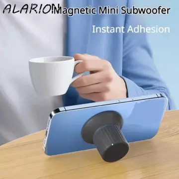 Loa Bluetooth ALARION, Giá đỡ điện thoại di động Loa Bluetooth không dây mini, Tuổi thọ pin dài không dây 2 trong 1 Loa Bluetooth mini không dây Sử dụng tại nhà