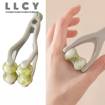 Massage ngón tay con lăn LLCY, Giảm mệt mỏi ngón tay Dễ sử dụng Massage ngón tay bằng đá, Thiết kế con lăn nóng Thúc đẩy công cụ massage cơ thể lưu thông máu để chăm sóc ngón tay