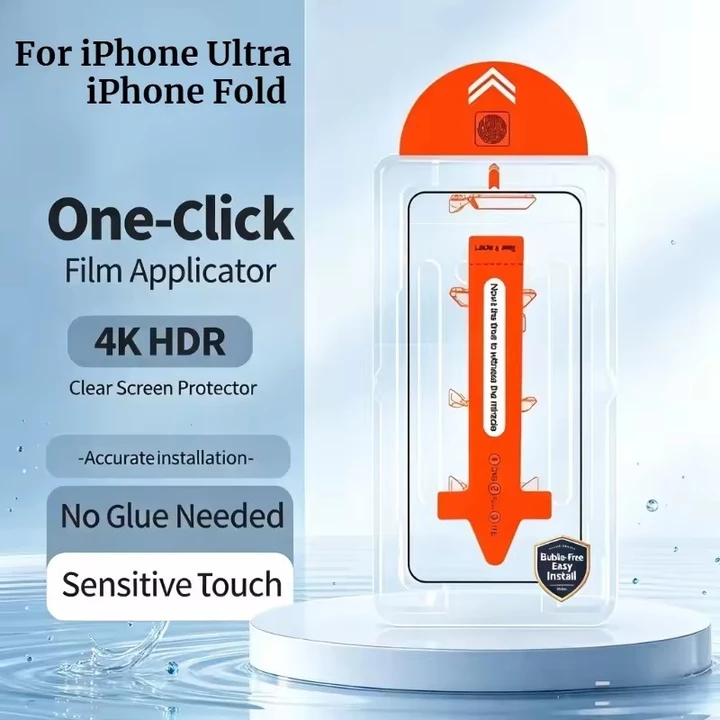 1 ‐ 3 Bộ Phim Bảo Vệ Màn Hình Kính Cường Lực Lớp Phủ Oleophobic 9H Cao Cấp Cho iPhone 18 Gấp Cho iPhone Fold Cho iPhone Duo Cho iPhone Kính Cường Lực Lắp Đặt Siêu Bụi