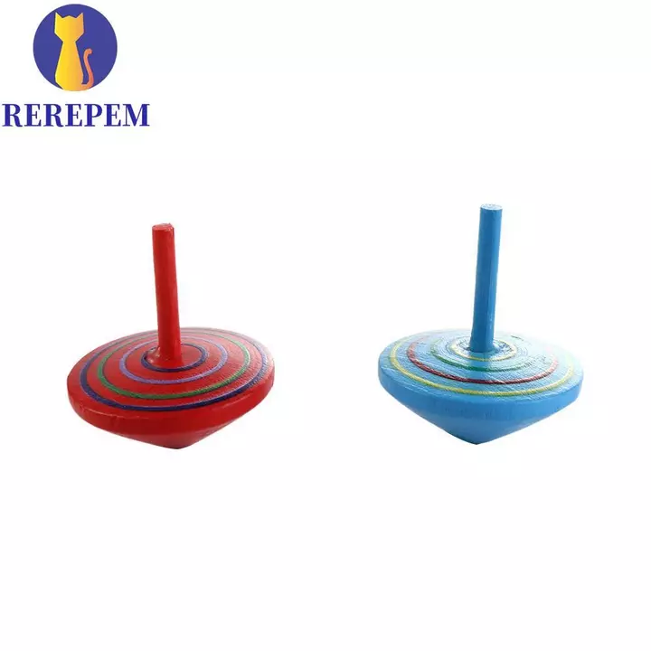 MARTIN1 Woode Spinning Top Đồ chơi giảm căng thẳng Đồ chơi mẫu giáo Đồ chơi trẻ em DIY Con quay hồi chuyển Đồ chơi Đồ chơi con quay hồi chuyển chất lượng cao Nghệ thuật Thủ công Đồ chơi máy tính để bà