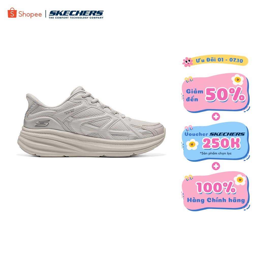 [ĐỘC QUYỀN ONLINE] Giày Thể Thao Nữ Skechers Slip-Ins BOBS Sport Skillz Kick It Thường Ngày - 117762-OFWT Memory Foam