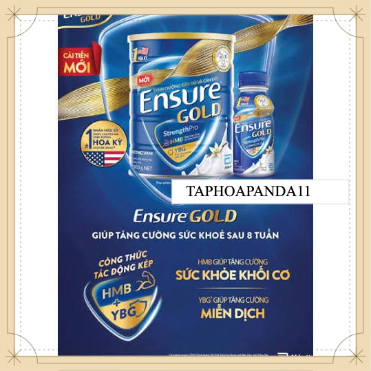 Combo 10 Lon Ensure Gold Dạng Lon – Dinh Dưỡng Y Học – Date Mới 2028 ...