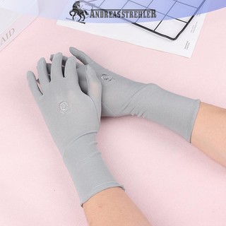 Onetimingfine 1 Cặp Găng Tay Lái Xe Co Giãn Nữ Chống Tia UV Giữa Dài Găng Tay Thoáng Khí Cho Mùa Xuân Mùa Hè Găng Tay Mỏng VN