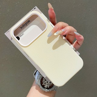 Ốp điện thoại bằng da vải thiều 2 ni 1 cho iPhone 17ProMax 16 15 14 13 12 11 Vỏ bảo vệ chống sốc